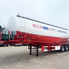60 Ton Bulk Cement Tanker Semi Trailer 56m3 Fly Ash/Powder Tanker by Tongya Auto