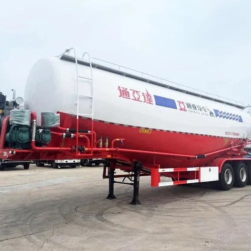 60 Ton Bulk Cement Tanker Semi Trailer 56m3 Fly Ash/Powder Tanker by Tongya Auto