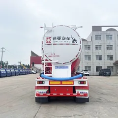 60 Ton Bulk Cement Tanker Semi Trailer 56m3 Fly Ash/Powder Tanker by Tongya Auto