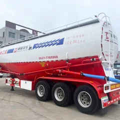60 Ton Bulk Cement Tanker Semi Trailer 56m3 Fly Ash/Powder Tanker by Tongya Auto