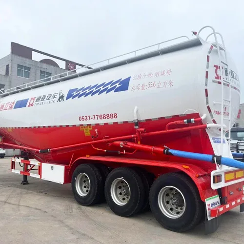 60 Ton Bulk Cement Tanker Semi Trailer 56m3 Fly Ash/Powder Tanker by Tongya Auto