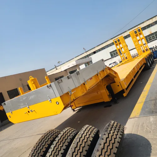 Low-bed semi-trailer