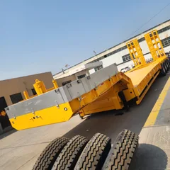 Low-bed semi-trailer