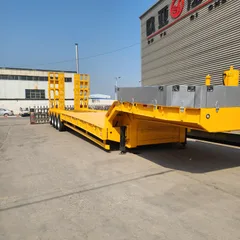 Low-bed semi-trailer