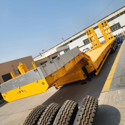 Low-bed semi-trailer