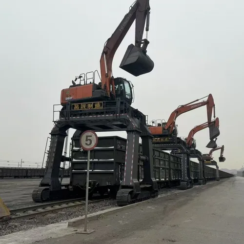 Hydraulic Walking Heightening Chassis for Excavator Train Unloading (Inner Height 4200mm)