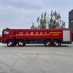Large Fire Engine, Fire Rescue Vehicle, Medium-sized Fire Fighting Water Tank Truck