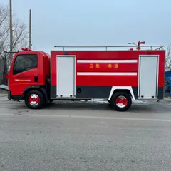 Large Fire Engine, Fire Rescue Vehicle, Medium-sized Fire Fighting Water Tank Truck