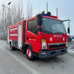 Large Fire Engine, Fire Rescue Vehicle, Medium-sized Fire Fighting Water Tank Truck