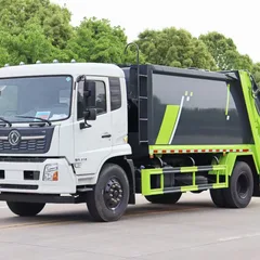 Dongfeng Compressed Garbage Truck 10-12m³ Sanitation Waste Collection Vehicle