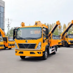 Xinguo Heavy Industry 6.3 Ton Truck Mounted Crane with 5-section Boom 16.5m Lifting Height