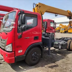 Foton SE3 4 Ton Truck Mounted Crane 4-section Boom 11.6m Lifting Height