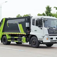 Dongfeng Compressed Garbage Truck 10-12m³ Sanitation Waste Collection Vehicle