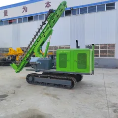 Crawler Type Photovoltaic Drilling Rig Piling and Drilling Equipment for PV Power Station