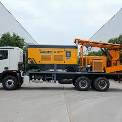 Truck Mounted Pneumatic Water Well Drilling Rig 500-600m Mobile Drilling Equipment for Geological Exploration and Water Well Construction