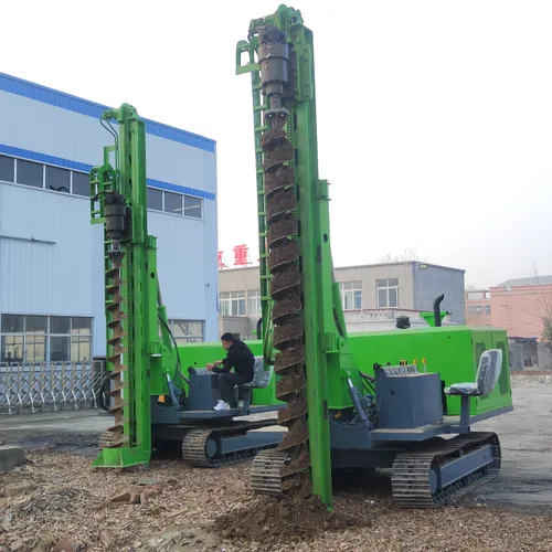 Crawler Type Photovoltaic Drilling Rig Piling and Drilling Equipment for PV Power Station