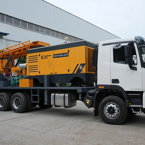 Truck Mounted Pneumatic Water Well Drilling Rig 500-600m Mobile Drilling Equipment for Geological Exploration and Water Well Construction