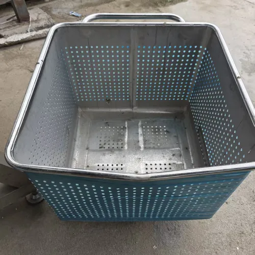 200L/400L Stainless Steel Tote Cart Food-grade Material Transport Cart