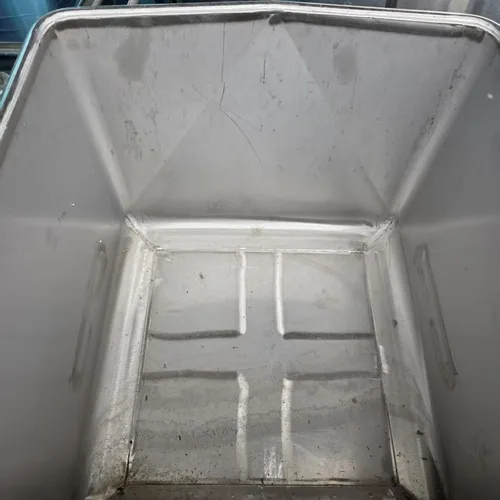 200L/400L Stainless Steel Tote Cart Food-grade Material Transport Cart