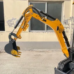 Excavadora de orugas multifuncional modelo 15 para agricultura y construcción.