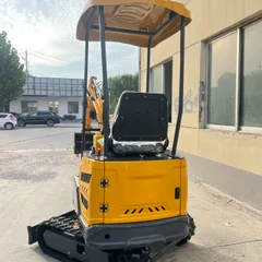Excavadora de orugas multifuncional modelo 15 para agricultura y construcción.