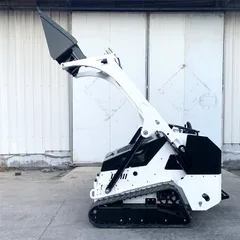 Chinese Manufacturer Mini Skid Steer Loader For Sale Farm Use Skid Steer Loader Fast Delivery Multifunctional Crawler loaders