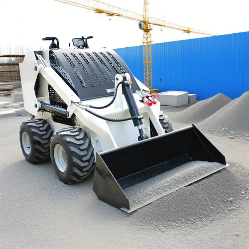 High Efficiency Kubota Engine Skid Steer Loader Multifunctional For Loading Farming MiniLoader Hydraulic Small Skid Steer Loader