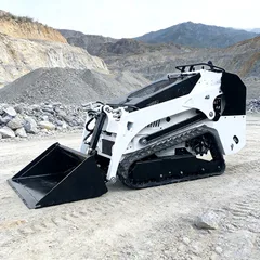 Chinese Manufacturer Mini Skid Steer Loader For Sale Farm Use Skid Steer Loader Fast Delivery Multifunctional Crawler loaders