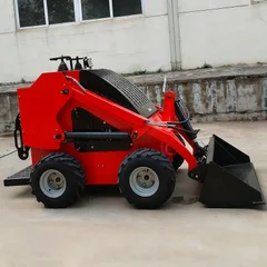 China Factory Skid Steer Loader Multifunctional Farm Home Use Mini Loader WithAttachment High Efficiency Skid Steer Loader
