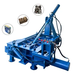 Metal briquetting machine capable of compressing various metal scraps