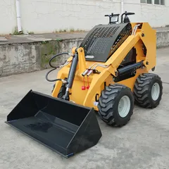 High Efficiency Mini Skid Steer Loader CE Certified Skid Steer Loader Multifunctional Epa Euro 5 Crawler Skid Steer Wheeled Loader