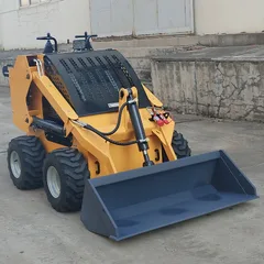 China Factory Skid Steer Loader Multifunctional Farm Home Use Mini Loader WithAttachment High Efficiency Skid Steer Loader