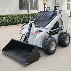 China Factory Skid Steer Loader Multifunctional Farm Home Use Mini Loader WithAttachment High Efficiency Skid Steer Loader