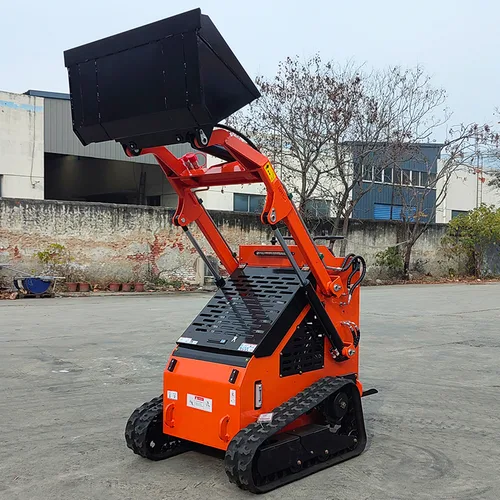 Mini Skid Steer Loader With Powerful Engine Ideal For Narrow Spaces Heavy Duty Work Skid Steer Loader Hydraulic Wheel Loaders