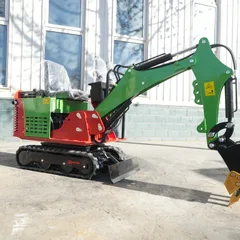 Crawler excavator, engineering micro excavator, demolition and crushing agricultural excavator, suitable for orchard and greenhouse construction
