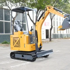 Crawler excavator, engineering micro excavator, demolition and crushing agricultural excavator, suitable for orchard and greenhouse construction
