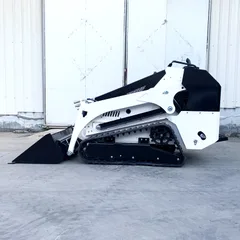 Chinese Manufacturer Mini Skid Steer Loader For Sale Farm Use Skid Steer Loader Fast Delivery Multifunctional Crawler loaders