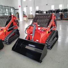 Multifunctional Cheap Skid Steer Loader Fast Delivery Crawler Wheel Mini Loaders HighQuality Small Skid Steer Loader Customize