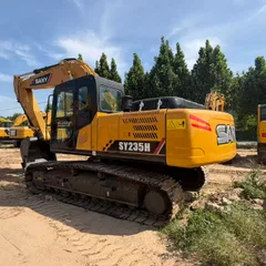 Used SANY SY235H Excavator 23 Ton Medium Crawler Digger for Construction