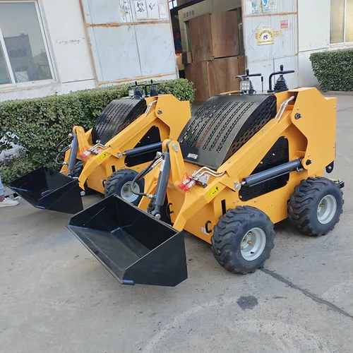High Efficiency Kubota Engine Skid Steer Loader Multifunctional For Loading Farming MiniLoader Hydraulic Small Skid Steer Loader