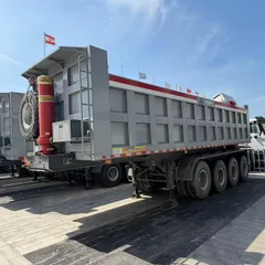 4-Axle Rear Tipper Semi-Trailer 120T GVW for Heavy Duty Haulage