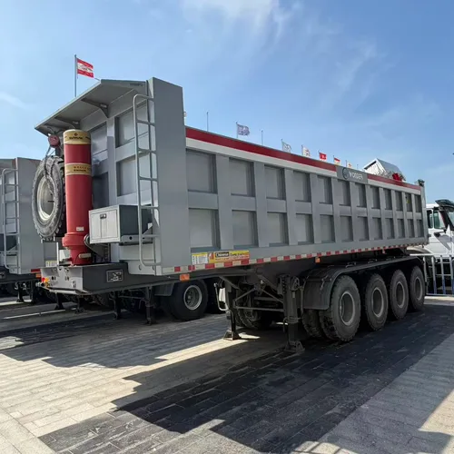4-Axle Rear Tipper Semi-Trailer 120T GVW for Heavy Duty Haulage
