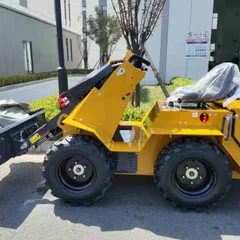 S490 Compact Wheeled Skid-Steer Loader: Built for Industrial Use, Simple to Operate