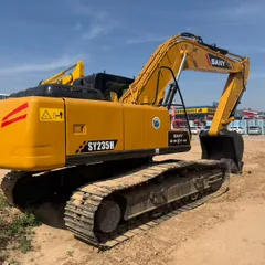 Used SANY SY235H Excavator 23 Ton Medium Crawler Digger for Construction