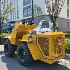 S490 Compact Wheeled Skid-Steer Loader: Built for Industrial Use, Simple to Operate