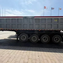 4-Axle Rear Tipper Semi-Trailer 120T GVW for Heavy Duty Haulage