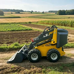 Mini Skid Steer Loader With Attachments Fast Delivery Mini Loaders Machine Multifunctional Small Wheel Loader CE EPA EURO 5 Skid Steer Loader