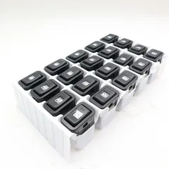 The original switch part numbers for the Komatsu dump truck's power windows are 426-56-21490 and 4265621490.