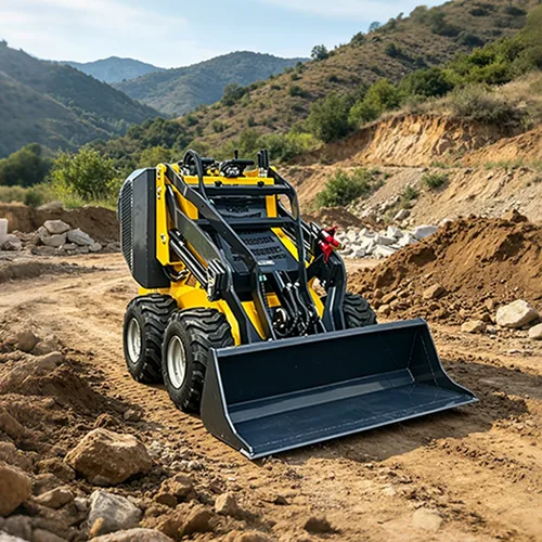 Mini Skid Steer Loader With Attachments Fast Delivery Mini Loaders Machine Multifunctional Small Wheel Loader CE EPA EURO 5 Skid Steer Loader