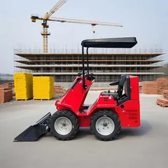 Skid Steer Loader Comfortable Seated Operation Skid Steer Loader Multifunctional ForConstruction And Farming Mini Loaders